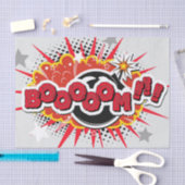 Stripboek Pop Art Boom Explosion Tissuepapier (Craft)