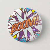 Stripboek Pop Art BOOM! Retro Ronde Button 5,7 Cm (Voorkant)