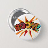Stripboek Pop Art BOOM! Ronde Button 5,7 Cm (Voorkant /achterkant)