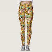 Stripboek Pop Art Explosies Leggings (Voorkant)