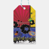 Stripboek Pop Art Feestje Favoriet Cadeaulabel (Achterkant)