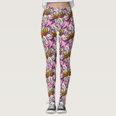 Stripboek Pop Art GIRL Leggings (Voorkant)