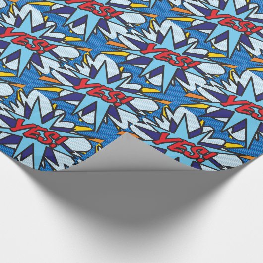 Stripboek Pop Art JA Cadeaupapier (Hoek)