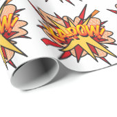 Stripboek Pop Art KA-POW Cadeaupapier (Rol Hoek)