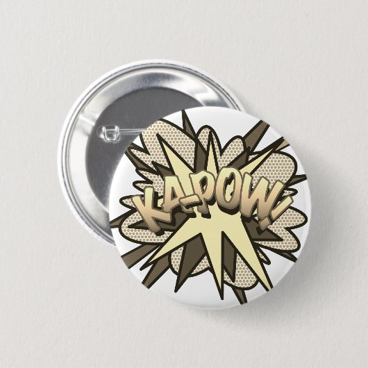 Stripboek Pop Art KA-POW!  Ronde Button 5,7 Cm (Voorkant /achterkant)