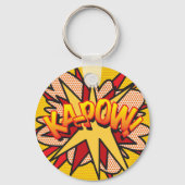 Stripboek Pop Art KA-POW Sleutelhanger (Voorkant)