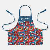 Stripboek Pop Art Kinder Schort (Voorkant)