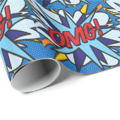 Stripboek Pop Art OMG Cadeaupapier (Rol Hoek)