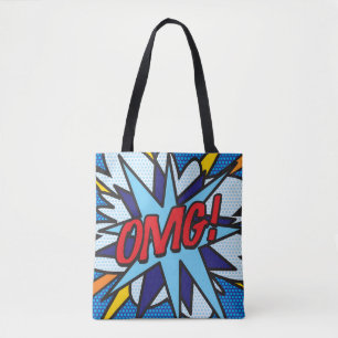 Stripboek Pop Art OMG! Tote Bag