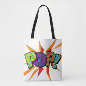 Stripboek Pop Art POP! POW! Tote Bag (Voorkant)