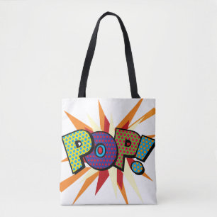 Stripboek Pop Art POP! POW! Tote Bag