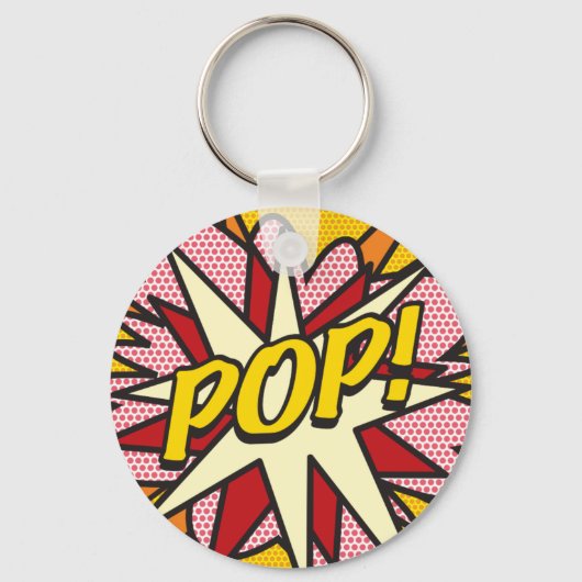 Stripboek Pop Art POP! Sleutelhanger (Voorkant)