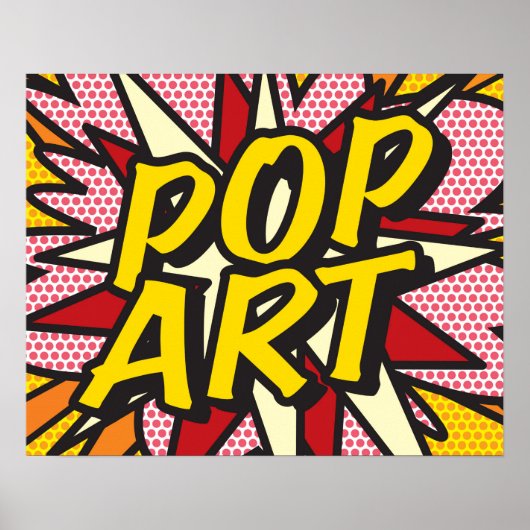 Stripboek POP ART Poster (Voorkant)