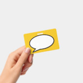 Stripboek Pop Art Praatwolk Badge (Handheld)