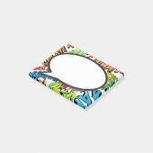 Stripboek Pop Art Praatwolk Post-it® Notes (Schuin)