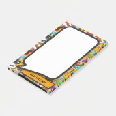 Stripboek Pop Art Praatwolk Post-it® Notes (Schuin)