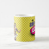 Stripboek Pop Art Retro Dame Grappig Koffiemok (Center)
