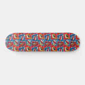 Stripboek Pop Art Skateboarddek Persoonlijk Skateboard (Horizontaal)