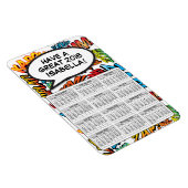 Stripboek Pop Art Speech Bubble 2018 Kalender Magneet (Rechterzijde)