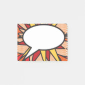 Stripboek Pop Art-spreekwolk Post-it® Notes (Voorkant)