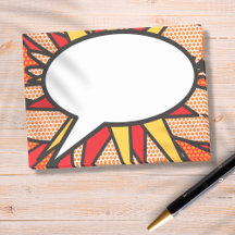 Stripboek Pop Art-spreekwolk