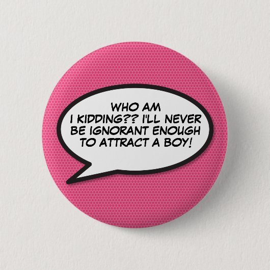 Stripboek Pop Art Tekstballon Ronde Button 5,7 Cm (Voorkant)