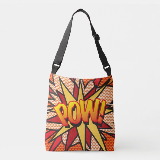 Stripboek Pop Art ZAP! POW! Crossbody Tas (Voorkant)