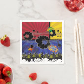 Stripboek Pop Kunst Kleurrijk Verjaardagsfeest Servet (Insitu)