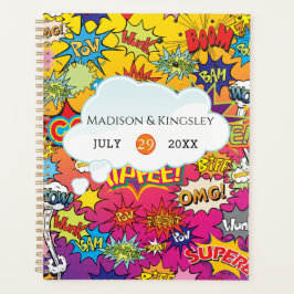 STRIPBOEK POP KUNST SUPER BRUILOFT PLANNER