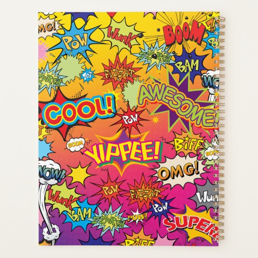 STRIPBOEK POP KUNST SUPER BRUILOFT PLANNER (Achterkant)