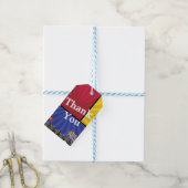 Stripboek Pop Kunst Verjaardagsfeestje Favor Cadeaulabel (Met Touw)