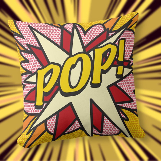 Stripboek POP! Kussen (Comic Book POP Modern Fun Throw Pillow)