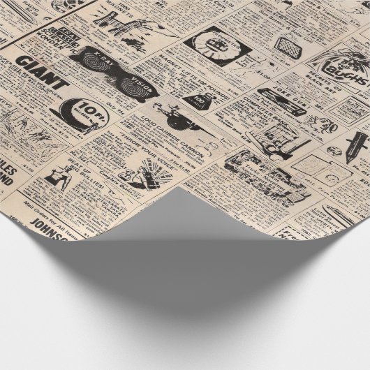  stripboek Rubrieksadvertentie Cadeaupapier (Hoek)