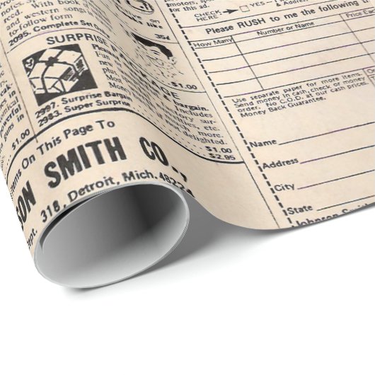 stripboek Rubrieksadvertentie Cadeaupapier (Rol Hoek)