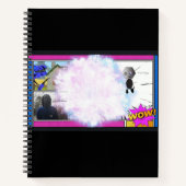 stripboek schoolboek voor onderwijs en kunst notitieboek (Voorkant)