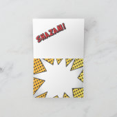 Stripboek Superheld Bedankt kaart (Binnen)