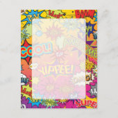 STRIPBOEK SUPERHELD BRUILOFT INFORMATIEKAARTJE (Achterkant)