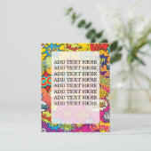 STRIPBOEK SUPERHELD BRUILOFT INFORMATIEKAARTJE (Staand voorkant)