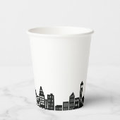 Stripboek Superheld Verjaardag Papieren Bekers (Achterkant)