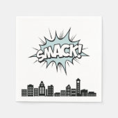 Stripboek Superhero 1e verjaardag Servet (Voorkant)