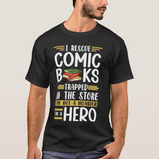 Stripboek T-shirt (Voorkant)