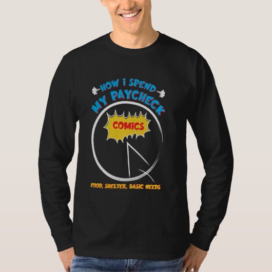Stripboek T-shirt (Voorkant)
