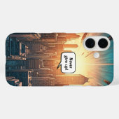 Stripboek thema gepersonaliseerde naam trendy Case-Mate iPhone case (Achterkant (horizontaal))