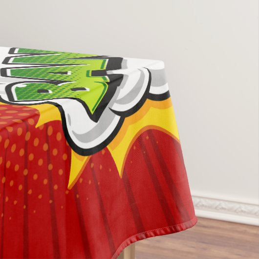 Stripboek Uitroepingen Rood Tafelkleed (Voorbeeld)