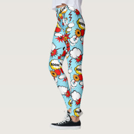 Stripboek uitroepingen, voetzoekers, bewijzen leggings