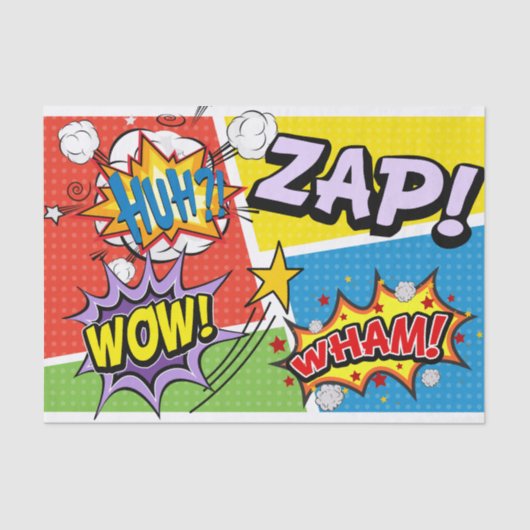 Stripboek Verjaardagsfeest! Tissuepapier (Voorkant)