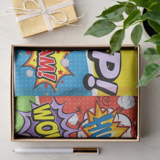 Stripboek Verjaardagsfeest! Tissuepapier (Geschenk)