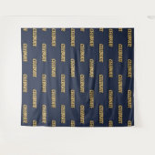 Stripboek Vier Patronen Navy Foto Achtergrond Wandkleed (Voorkant (horizontaal))