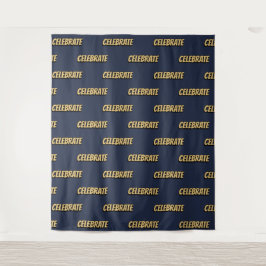 Stripboek Vier Patroon Navy Foto Achtergrond Wandkleed