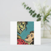 stripboek villan briefkaart (Staand voorkant)